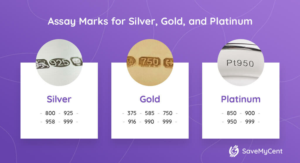 Gold plated jewelry deals markings